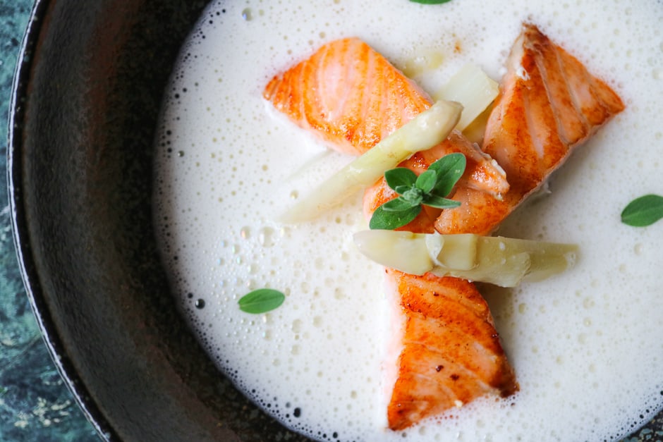 Lợi ích của món súp cá hồi măng tây đối với sức khỏe 